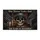Weathered Skull Military Helmet Flag - One Nation Under God 1776-2026 USA 250 Years Blessings Doormat - 3