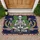 Contemplative Skeleton Patriotic Monstera Leaves 1776-2026 - USA 250th Anniversary Doormat - 1