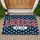 AMERICA EST. 1776 Collegiate - USA 250th Anniversary Patriotic Flag Design Doormat - 1