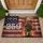 Soldier Minuteman Eagle Distressed American Flag 250th Anniversary (1776-2026) We The People Doormat - 1