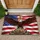 Bald Eagle American Flag Cross 1776-2026 - USA 250th Anniversary Patriotic Gift Doormat - 1