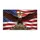 Bald Eagle American Flag Cross 1776-2026 - USA 250th Anniversary Patriotic Gift Doormat - 3