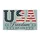 USA Flag Letters Freedom EST. 1776 Patriotic - 250th Anniversary 1776-2026 Independence Day Doormat - 3