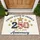 USA 250th Anniversary 1776-2026 Patriotic Stars Stripes Numeric Emblem Display Doormat - 1