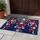 Bald Eagle Stained Glass 1776-2026 - USA 250th Anniversary Independence Day Gift for Veterans Doormat - 5