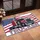 Patriotic Semi-Truck American Flag TRUCKER - USA 250th Anniversary 1776-2026 Celebration Doormat - 4