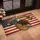 Bald Eagle American Flag 1776-2026 - USA 250th Anniversary Patriotic Bronze Shield Doormat - 4