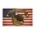 Bald Eagle American Flag 1776-2026 - USA 250th Anniversary Patriotic Bronze Shield Doormat - 3