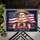Golden Cross American Flag 1776-2026 - USA One Nation Under God 250th Anniversary Doormat - 6