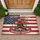 Weathered Boots Floral Flag 1776-2026 - USA 250 Years of Freedom Independence Anniversary Doormat - 1