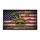 Statue of Liberty Emblem Distressed American Flag 1776-2026 USA 250th Anniversary Doormat - 3
