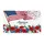 Waving American Flag "America" 1776-2026 Floral - USA 250th Anniversary Patriotic Design Doormat - 3