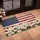 Distressed American Flag Daisies 1776-2026 - USA 250th Anniversary Independence Day Doormat - 4