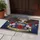 Bald Eagle American Flag 1776-2026 - USA 250th Anniversary Patriotic Floral Art Doormat - 5