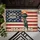 Statue of Liberty Torch Distressed American Flag 1776-2026 - USA 250th Anniversary Patriotic Doormat - 6