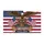 Bald Eagle American Flag Liberty Bell 1776-2026 - USA 250th Anniversary Gift for Veterans Doormat - 3