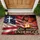 American Flag Jesus Christ One Nation Under God 250th Anniversary 1776-2026 Christian Doormat - 1