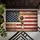 Patriotic Distressed Flag We the People Liberty Torch 250th Anniversary 1776-2026 Doormat - 6