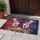 Stained Glass American Flag Butterfly 1776-2026 - USA 250th Anniversary Patriotic Doormat - 5