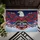 Bald Eagle American Stained Glass 1776-2026 USA 250th Anniversary Patriotic Heart Shield Doormat - 6