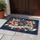 USA Flag Stripes Stars Floral Patriotic 250 Years of Freedom 1776-2026 Independence Day Doormat - 5