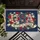 USA Flag Stripes Stars Floral Patriotic 250 Years of Freedom 1776-2026 Independence Day Doormat - 6