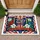 Patriotic 250th Anniversary Shield Cardinal Hummingbird - USA 1776-2026 Independence Day Doormat - 1