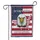 Bald Eagle American Flag USA Map 250th Anniversary (1776-2026) Semiquincentennial Garden Flag - 3