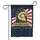 Bald Eagle American Flag Liberty Bell 1776-2026 - USA 250th Anniversary Independence Day Garden Flag - 3