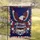Bald Eagle American Flag Stained Glass 1776-2026 - USA 250th Anniversary Freedom Art Garden Flag - 5