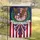 Bald Eagle American Flag Stained Glass 1776-2026 - USA 250th Anniversary Freedom Design Garden Flag - 5