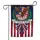 Bald Eagle American Flag Stained Glass 1776-2026 - USA 250th Anniversary Freedom Design Garden Flag - 3