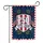 Patriotic Shield 250th Anniversary 1776-2026 USA Flag Fireworks Gold Stars Garden Flag - 3