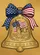 Golden Bell Statue of Liberty American Flag Patriotic Bow 1776-2026 250th Anniversary Garden Flag - 6