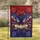 Stained Glass Bat American Flag 1776-2026 - USA 250th Anniversary Patriotic Emblem Garden Flag - 1