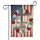 Rustic Wooden Cross American Flag 'ONE NATION UNDER GOD' USA 250th Anniversary (1776-2026) Garden Flag - 3