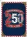 Patriotic 250th Anniversary 1776-2026 Emblem - Gold Stars & Striped Filigree Border Art Garden Flag - 6