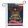 Bald Eagle American Flag Cross Blessings - USA 250th Anniversary 1776-2026 Smith Family Garden Flag - 3