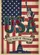 Floral USA Flag 250th Anniversary (1776-2026) - Liberty & Freedom Patriot Design Garden Flag - 6