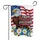 Stained Glass Bald Eagle American Flag 1776-2026 Patriotic Freedom - USA 250th Anniversary Garden Flag - 3