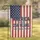 Patriotic Distressed American Flag 1776-2026 - AMERICA 250 Years Faith Family Freedom Garden Flag - 1