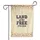 Land of the Free 1776-2026 Vintage Typography - USA 250th Anniversary Patriotic Design Garden Flag - 3