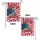 Distressed Statue of Liberty American Flag 250 Years of America (1776-2026) Anniversary Garden Flag - 4