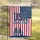 USA 250 Years Family Silhouette Distressed American Flag - 1776-2026 Anniversary Garden Flag - 5