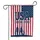 USA 250 Years Family Silhouette Distressed American Flag - 1776-2026 Anniversary Garden Flag - 3