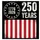 Distressed American Flag 1776-2026 - USA 250 Years Freedom Anniversary Gift for Veterans Garden Flag - 6