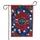 USA 250th Anniversary Red White Blue Floral Bouquet 1776-2026 Emblem Independence Day Garden Flag - 3