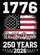 Distressed American Flag 1776 We The People 250 Years - USA 250th Anniversary 1776-2026 Garden Flag - 6
