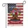 Military Boots American Flag Flowers 1776-2026 - USA 250 Years of Freedom Independence Garden Flag - 3