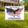 Bald Eagle American Flag USA Map 1776-2026 - 250 Years of Freedom for Veterans Yard Sign - 1